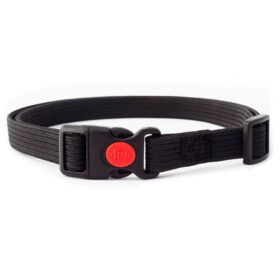 Dogtrace gumi nyakörv szíj Professional ONE fekete színben, 15 mm x 85 cm