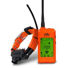 DOG GPS X30TB Professzionális helymeghatározó GPS elektromos nyakörv BEEPER-rel DOGTRACE narancs színű