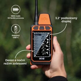 Dogtrace DOG GPS X40 GPS kéziegység, professzionális kutyakövetés akár 20 km hatótávval (14)